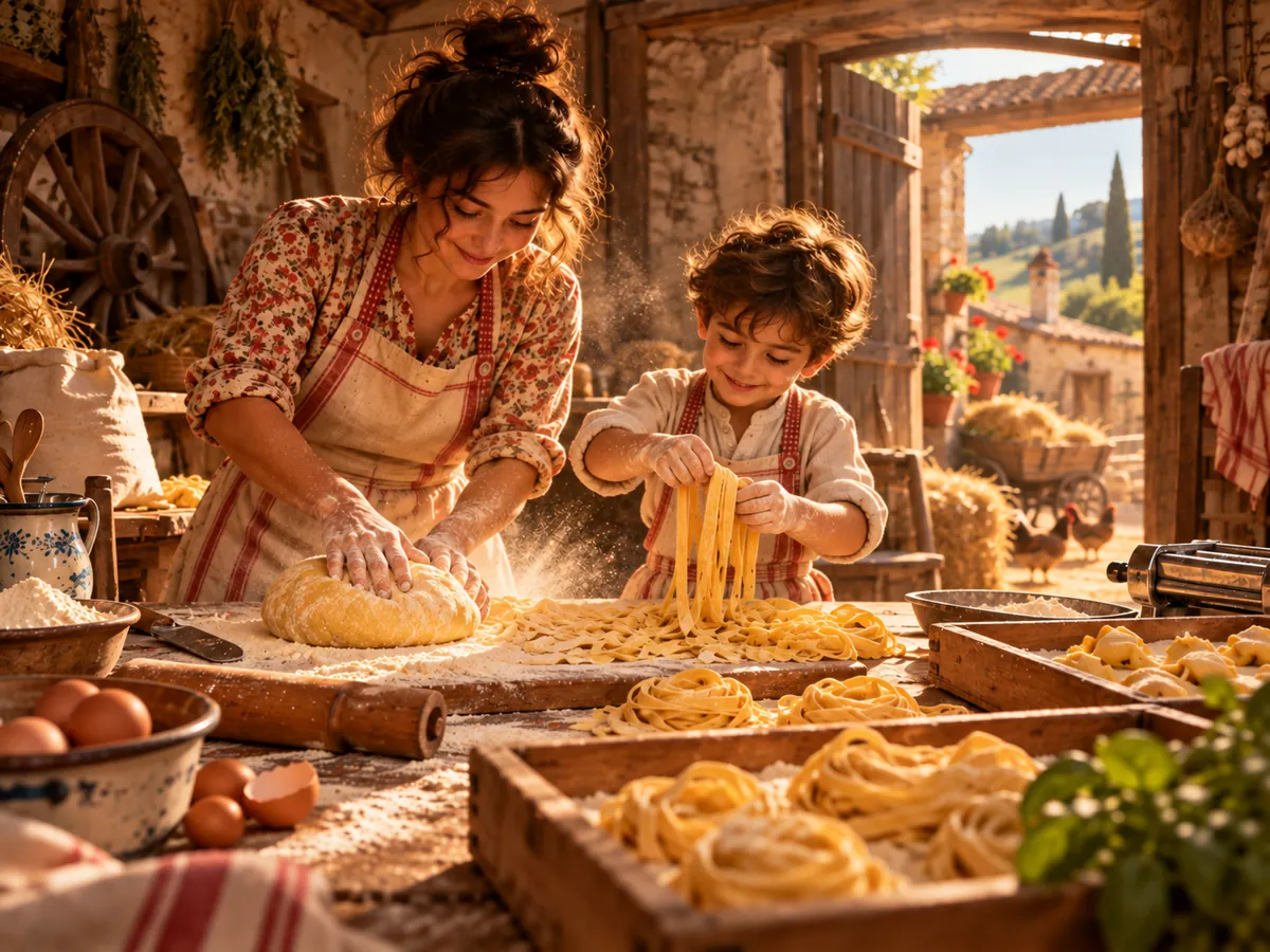 Le mani nella pasta