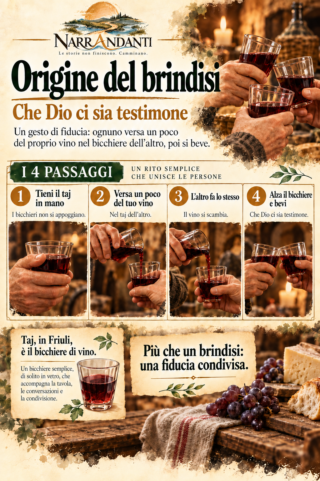 Infografica del brindisi